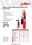 Extintor a base de Dióxido de Carbono (CO ) bajo presión