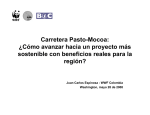 Carretera Pasto-Mocoa - Bank Information Center