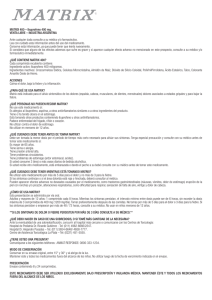 MATRIX 400 – Ibuprofeno 400 mg. VENTA LIBRE