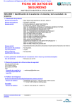 FICHA DE DATOS DE SEGURIDAD