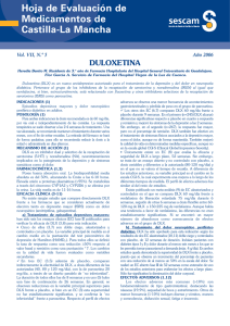 Duloxetina - Servicio de Salud de Castilla