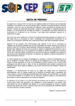 nota de prensa