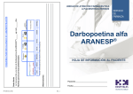 Darbopoetina alfa ARANESP