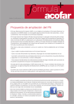 Boletín nº 6 (noviembre) "fórmula+ACOFAR".