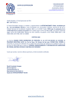 carta de certificación - Proveedores de material y suministros de