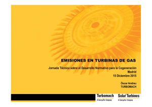 EMISIONES EN TURBINAS DE GAS