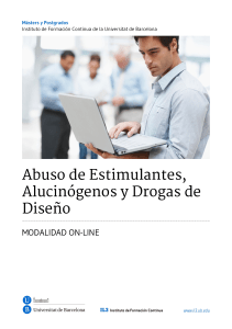 Abuso de Estimulantes, Alucinógenos y Drogas de Diseño