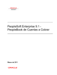 PeopleSoft Enterprise 9.1 - PeopleBook de Cuentas a Cobrar