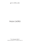 paula castro - Galerie Dohyang LEE