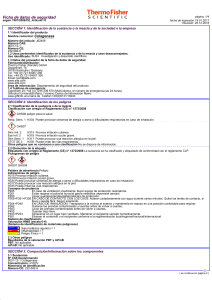 Ficha de datos de seguridad
