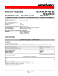 Premium Peroxide II HOJA DE DATOS DE SEGURIDAD