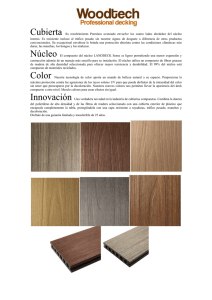 Hoja caracteristicas Woodtech