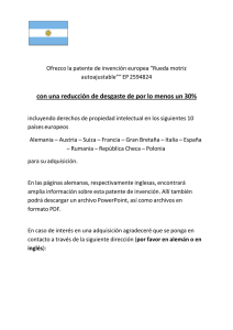con una reducci&oacute;n de desgaste de por lo menos un 30%
