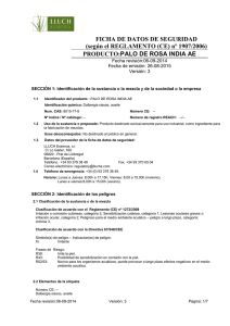 MSDS - Lluch Essence