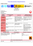Nº CAS 64-17-5. International Chemical Safety Cards (WHO/IPCS/ILO)