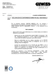DECLARACION DE CONFORMIDAD NORMATIVA DEL