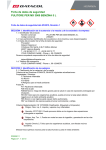 Ficha de datos de seguridad PULITORE PER MX 3000 BENZINA 5 L