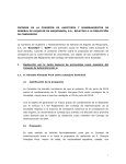 informe de la comisión de auditoría y nombramientos de