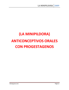 la minipildora - comoprevenirunembarazo