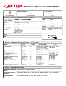 1452 Cide-Bet, Citrus Bouquet (Spanish) Betco Standard Multi Page