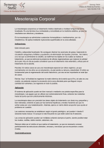 Mesoterapia Corporal - Medicina Estética Badajoz