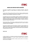 Manual de uso del nuevo logo del MEC