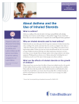 About Asthma and the Use of Inhaled Steroids