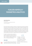 función hepática y parámetros analíticos