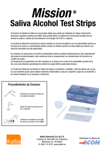 Saliva Alcohol Test Strips