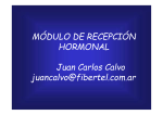MÓDULO DE RECEPCIÓN HORMONAL Juan Carlos Calvo