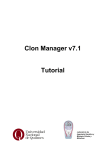 Clon Manager v7.1 Tutorial