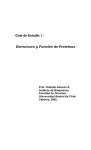 Guia de Estudio I : Estructura y Función de Proteinas