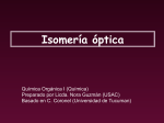 isomeria-optica-qoiq2k16 - Departamento de Química Orgánica