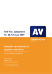 Anti-Virus Comparatives February 2009 - AV