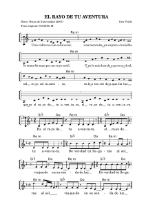 EL RAYO DE TU AVENTURA