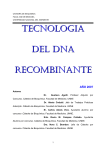 TECNOLOGIA DEL DNA RECOMBINANTE