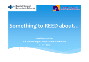 (36)DERMATOLOGIA-something to REED about..