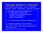 Patologia genetica y molecular