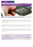MasterCard CTA (Central Travel Account)