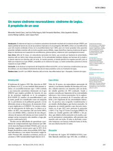 [A novel neurocutaneous syndrome: Legius syndrome. A case report