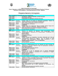 programa general y cronograma - Facultad de Ciencias Médicas