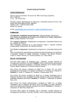 Currículum Vitae - Universidad Nacional del Sur