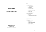 STATA 6.0 Guía de utilización