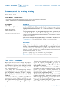 Enfermedad de Hailey Hailey