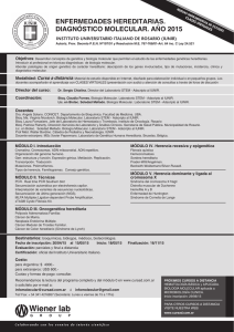 volante IUNIR abril BIOLOGIA MOLECULAR abril