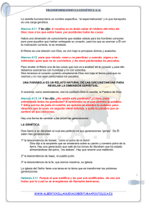 TRANSFORMANDO LA GENÉTICA A.A. WWW