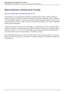 Representaciones cristianas de la Creación
