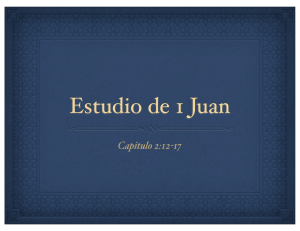 Estudio de 1 Juan
