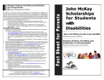 John McKay Scholarships for Students with Disabilities