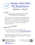 ESE Survey Flyer - Miami-Dade County Public Schools